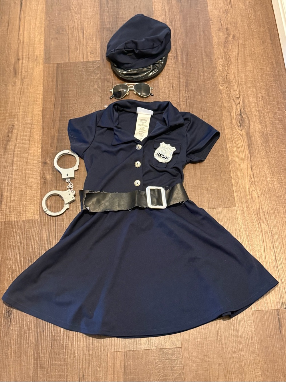 California Costumes Kids Halloween Costume Navy Police Officer Dress for Girls